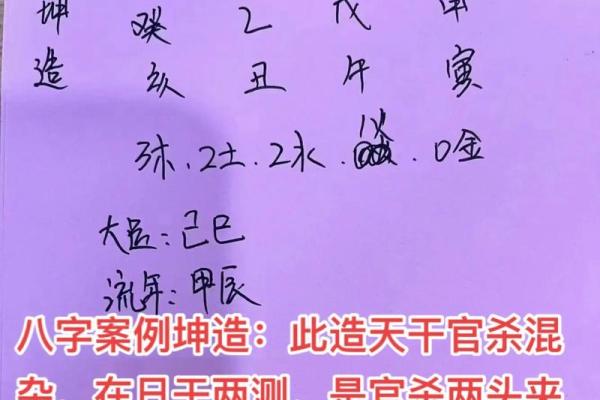 八字官伤大运