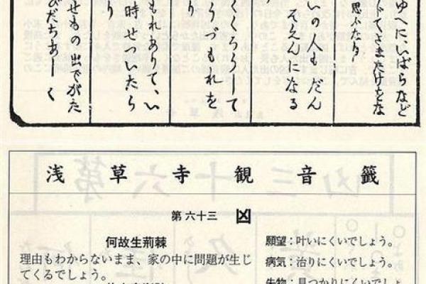 观音灵签八十一签解姻缘 观音菩萨灵签八十一签？