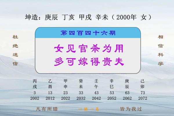 命好必嫁贵夫八字-女命从杀格